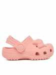 Crocs Pl&auml;tud Toddler Classic Velvet Bow Clog 211887 Roosa 22_23