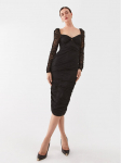Pinko Kokteilikleit 101666 7585 Must Slim Fit
