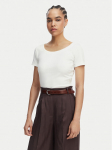 Weekend Max Mara S&auml;rkpluus Multig 2615941122 Valge Regular Fit