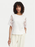 Marella T-s&auml;rk Ceppo 2615971062 Valge Regular Fit