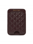 Calvin Klein Kaardihoidik Aop Leather Magnetic Card Case LV04F1100G Bordoopunane