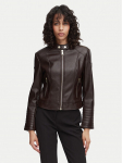 Guess Tehisnahast jope W6YL25 W2914 Tumepruun Regular Fit