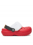 Crocs Pl&auml;tud Classic Lined Santa Clog K 210931 Punane