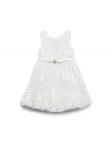 Abel & Lula Elegantne kleit 5050 Valge Regular Fit