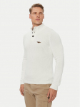 Aeronautica Militare Kampsun 262MA1572UL00409 Valge Regular Fit