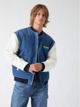Guess Jeans Bomber-jakk 183630 Sinine Classic Fit