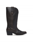 Tommy Hilfiger Ratsasaapad Leather Mid Calf Western Boot FW0FW09798 Tumepruun