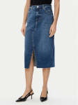 BOSS Teksaselik midi 50512588 Sinine Slim Fit