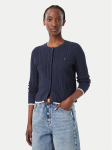 Tommy Jeans Kardigan DW0DW23458 Tumesinine Regular Fit