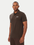 EA7 Emporio Armani Polo s&auml;rk 8NPF14 PJVQZ U6027 Tumepruun Regular Fit