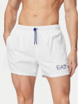 EA7 Emporio Armani Ujumis&scaron;ortsid 7M002000 AF13049 M0304 Valge Regular Fit