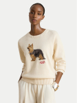 LAUREN RALPH LAUREN Kampsun 200B27841001 Helebeež Relaxed Fit