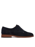 Tommy Hilfiger Poolsaapad Hilfiger Suede Dress Shoe FM0FM05776 Tumesinine
