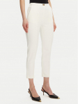 Elisabetta Franchi Riidest p&uuml;ksid PA-076-51E2-V280 Valge Regular Fit