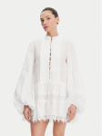 Bardot Suvekleit Antonia Lace Trim 59849DB Valge Relaxed Fit