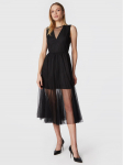 TWINSET Kokteilikleit 231TP2721 Must Regular Fit