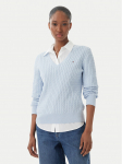 Tommy Hilfiger Kampsun WW0WW44987 Helesinine Regular Fit