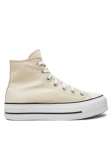 Converse Tennised Chuck Taylor All Star Lift Platform HI A08214C Beež