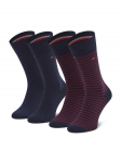 Tommy Hilfiger Pikad sokid 100001496 Tumesinine