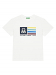 United Colors Of Benetton T-s&auml;rk 3I1XC10Q4 Valge Regular Fit