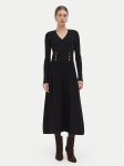 Liu Jo Kootud kleit WF6227 MS81R Must A-Line Fit