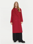 TWINSET Villane mantel 242TT2203 Punane Loose Fit