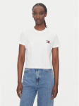Tommy Jeans T-s&auml;rk DW0DW21423 Valge Regular Fit XXS