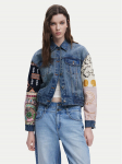 Desigual Teksajakk Cassid 25SWED59 Sinine Regular Fit