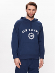 New Balance Pluus Dukserica Sport Seasonal French Terry MT31901 Tumesinine Relaxed Fit