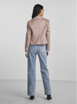Pieces Tehisnahast jope 17134838 Roosa Regular Fit