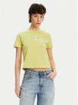 Calvin Klein Jeans T-s&auml;rk Monologo J20J223113 Kollane Slim Fit M