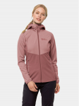 Jack Wolfskin Softshell jope Go Hike Softshell 1306862 Bordoopunane Regular Fit