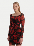 Guess Kokteilikleit W6RK0A KBAH2 Punane Slim Fit