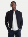 Milestone Nahkjope 61163860755 Tumesinine Slim Fit