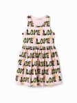 Desigual Igap&auml;evane kleit 23SGVK11 Roosa Regular Fit