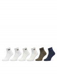 adidas Pikad sokid Mid Ankle Socks 6 Pairs KQ9070 V&auml;rviline