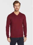Tommy Hilfiger Kampsun Pima MW0MW28047 Bordoopunane Regular Fit