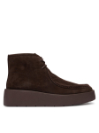 Calvin Klein Saapad Flatf Lace Up Apr Cut Boot HW0HW03273 Tumepruun