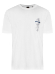 BOSS T-s&auml;rk 50571291 Valge Regular Fit