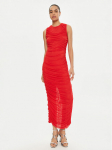 ROTATE Kokteilikleit 114437 Punane Slim Fit