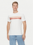 Calvin Klein T-s&auml;rk Linear Ombre K10K114163 Valge Regular Fit
