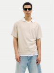 Jack & Jones Polo s&auml;rk Lido 12276758 Beež Loose Fit