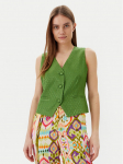 LOLA CASADEMUNT Vest MS2502007 Roheline Regular Fit
