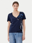 Desigual T-s&auml;rk Dumas 25WWTK28 Tumesinine Regular Fit