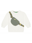 United Colors Of Benetton Pluus 32N4G10KO Valge Relaxed Fit