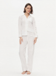 Lauren Ralph Lauren Pidžaama ILN92305 Valge Regular Fit