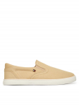 Tommy Hilfiger Tenniskingad Th Low Profile Slip On FW0FW09103 Beež