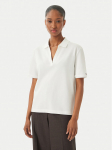 Tommy Hilfiger Polo s&auml;rk WW0WW48720 Valge Relaxed Fit