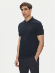 BOSS Polo s&auml;rk Passerzip 50537507 Tumesinine Slim Fit