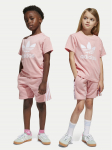 adidas Komplekti kuuluvad t-s&auml;rk ja &scaron;ortsid adicolor JC9158 Roosa Regular Fit